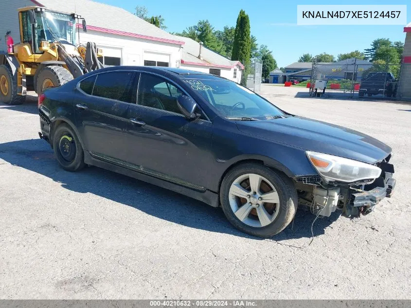 2014 Kia Cadenza Premium VIN: KNALN4D7XE5124457 Lot: 40210632