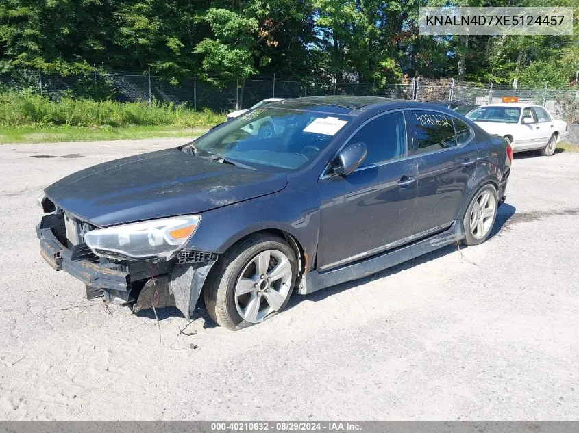 2014 Kia Cadenza Premium VIN: KNALN4D7XE5124457 Lot: 40210632