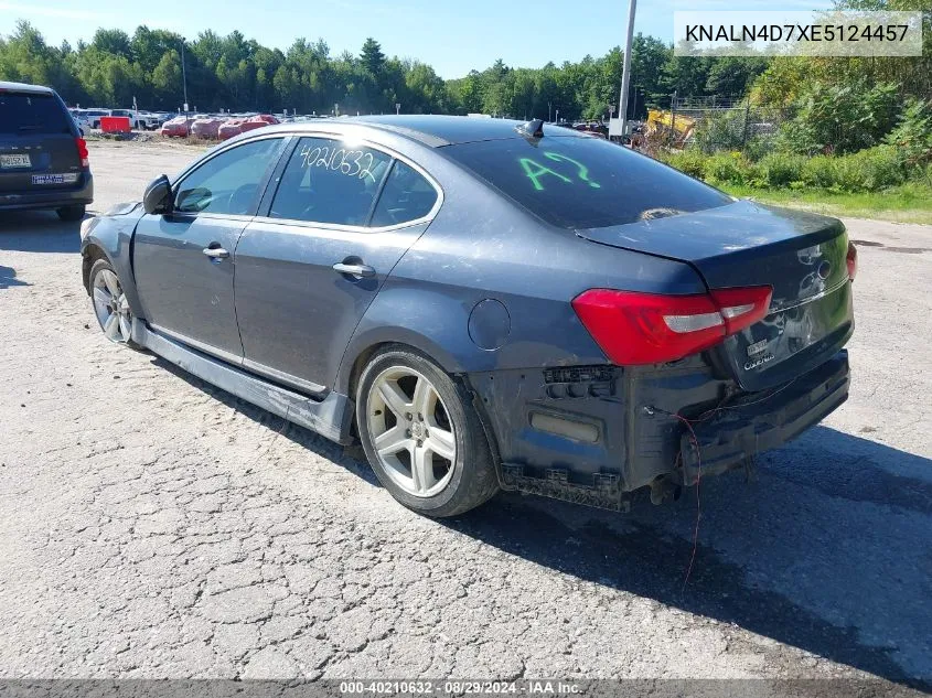 2014 Kia Cadenza Premium VIN: KNALN4D7XE5124457 Lot: 40210632