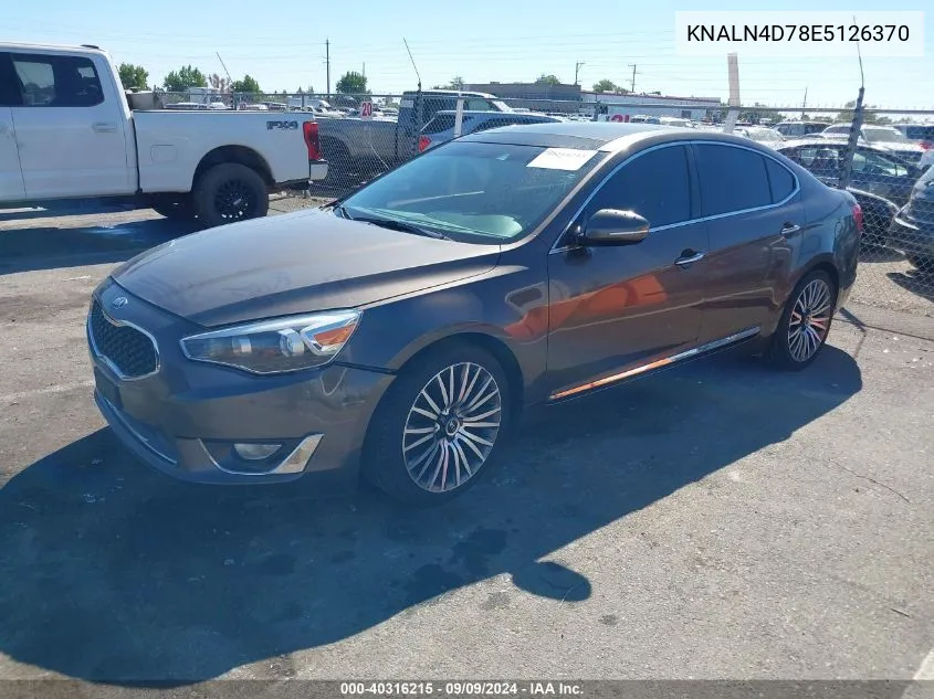 2014 Kia Cadenza Premium VIN: KNALN4D78E5126370 Lot: 40316215