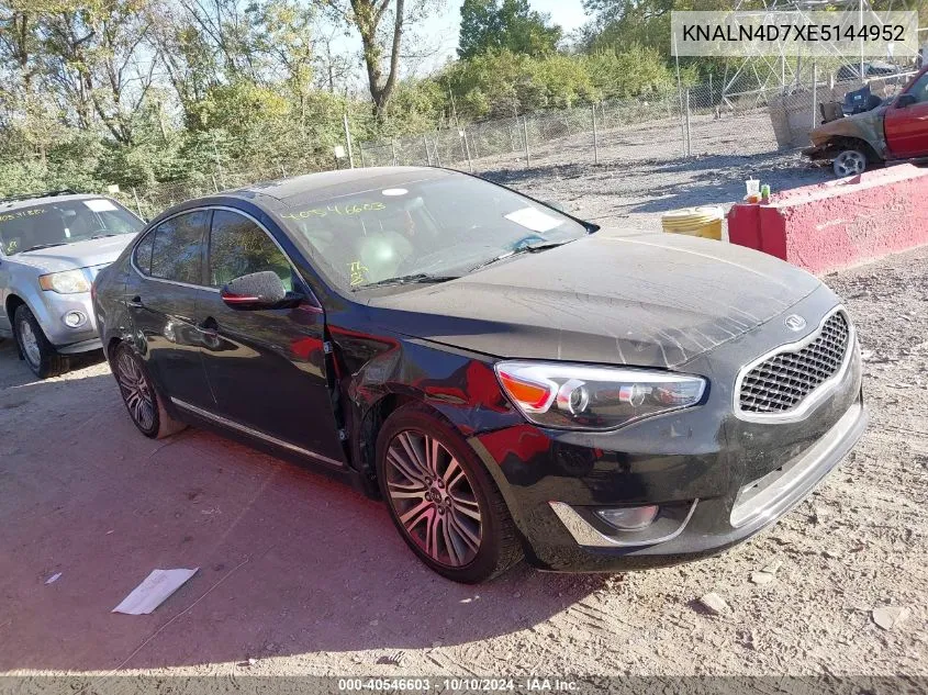 KNALN4D7XE5144952 2014 Kia Cadenza Premium