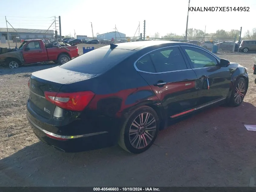 KNALN4D7XE5144952 2014 Kia Cadenza Premium