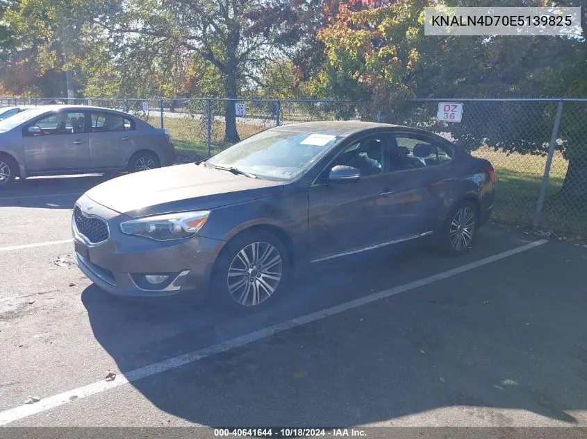 2014 Kia Cadenza Premium VIN: KNALN4D70E5139825 Lot: 40641644