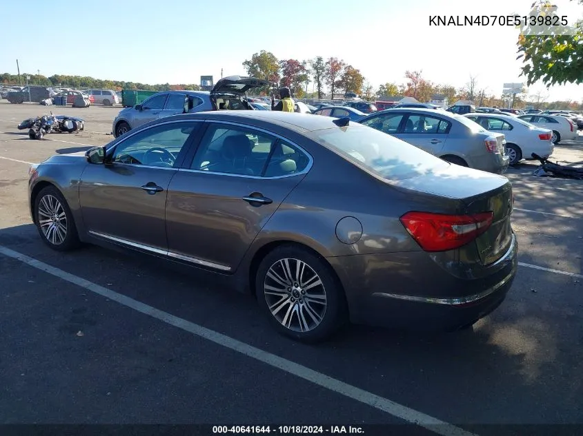 2014 Kia Cadenza Premium VIN: KNALN4D70E5139825 Lot: 40641644