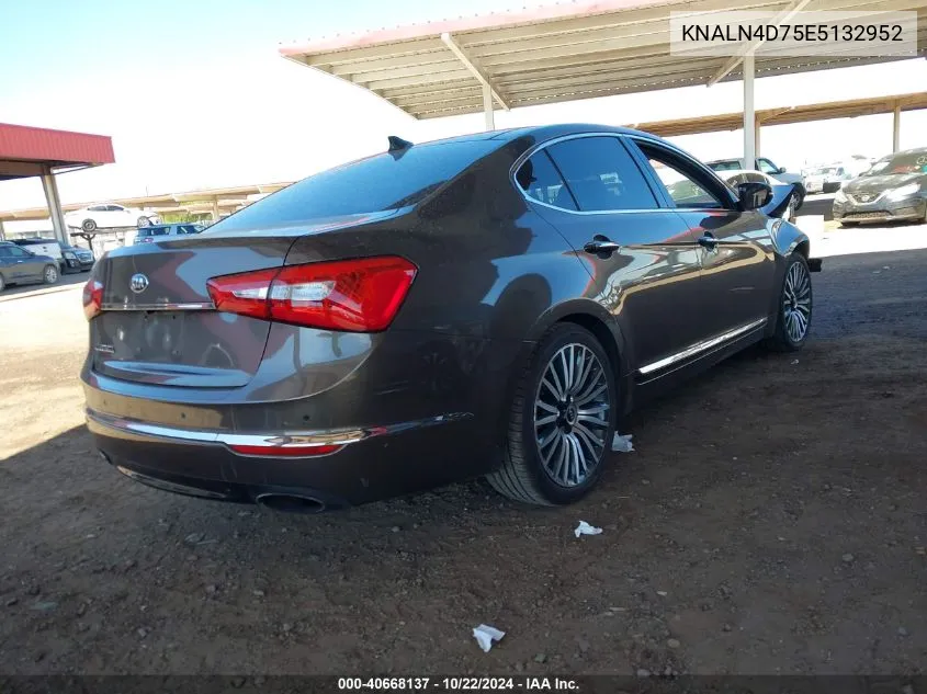 2014 Kia Cadenza Premium VIN: KNALN4D75E5132952 Lot: 40668137