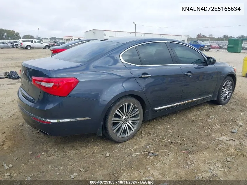 2014 Kia Cadenza Premium VIN: KNALN4D72E5165634 Lot: 40725189