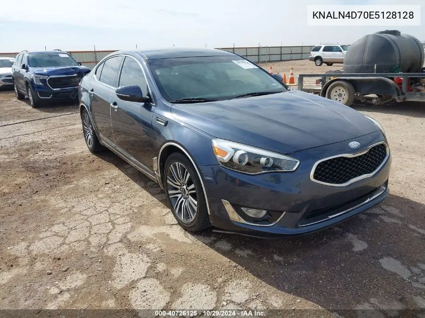 2014 Kia Cadenza Premium VIN: KNALN4D70E5128128 Lot: 40726125