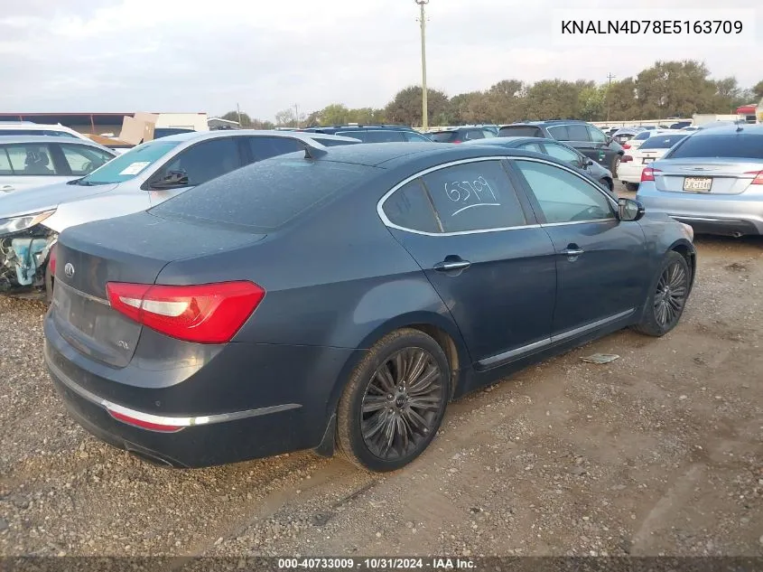 2014 Kia Cadenza Limited VIN: KNALN4D78E5163709 Lot: 40733009