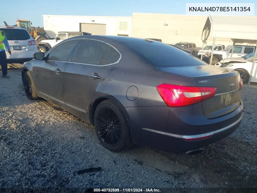 2014 Kia Cadenza Limited VIN: KNALN4D78E5141354 Lot: 40752699