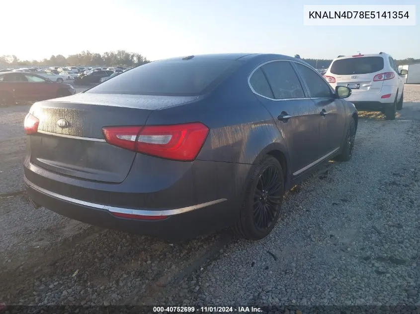 2014 Kia Cadenza Limited VIN: KNALN4D78E5141354 Lot: 40752699