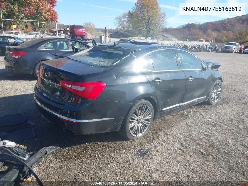 2014 Kia Cadenza Limited VIN: KNALN4D77E5163619 Lot: 40759426