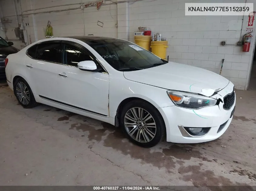 2014 Kia Cadenza Premium VIN: KNALN4D77E5152359 Lot: 40760327