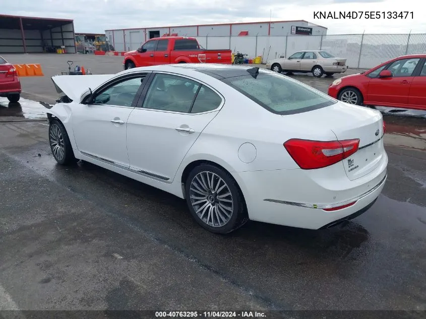 2014 Kia Cadenza Premium/Limited VIN: KNALN4D75E5133471 Lot: 40763295