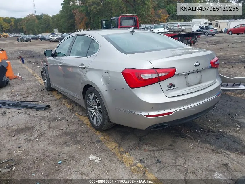 2014 Kia Cadenza Premium VIN: KNALN4D70E5120255 Lot: 40805807