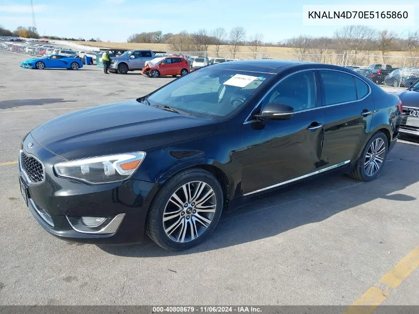 2014 Kia Cadenza Premium VIN: KNALN4D70E5165860 Lot: 40808679