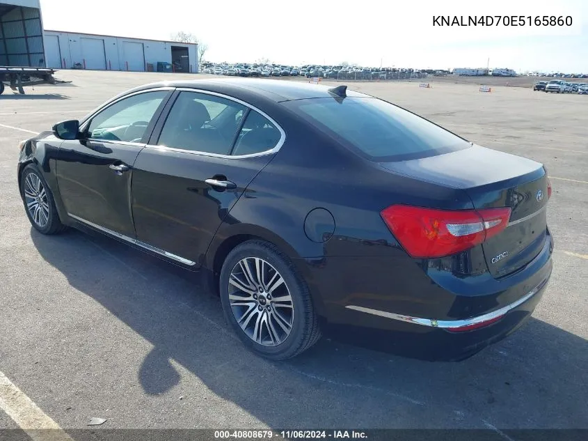 2014 Kia Cadenza Premium VIN: KNALN4D70E5165860 Lot: 40808679