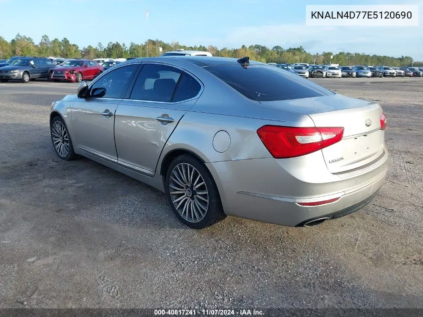 2014 Kia Cadenza Premium VIN: KNALN4D77E5120690 Lot: 40817241