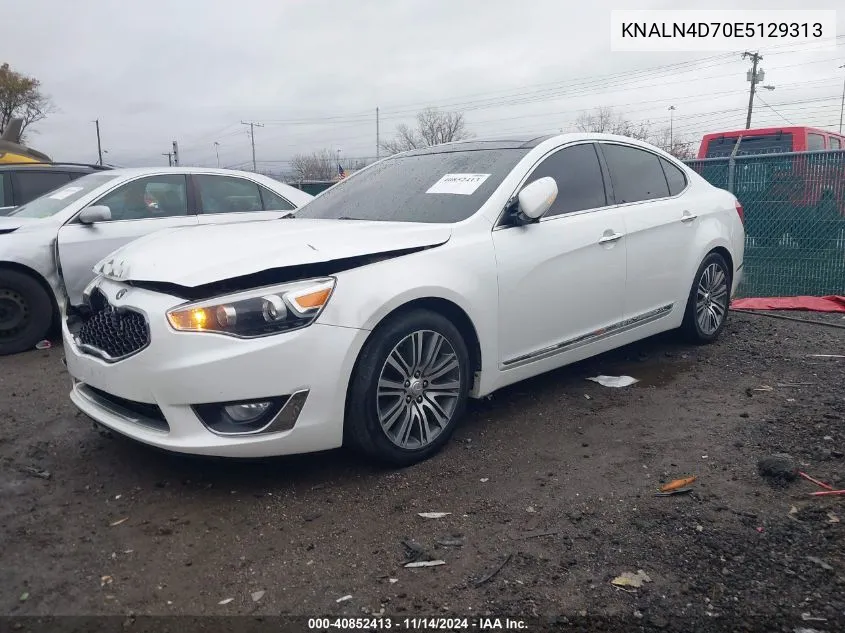 2014 Kia Cadenza Premium VIN: KNALN4D70E5129313 Lot: 40852413