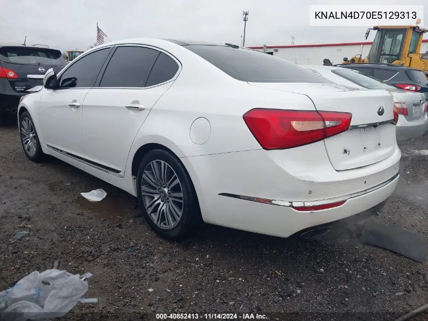 2014 Kia Cadenza Premium VIN: KNALN4D70E5129313 Lot: 40852413