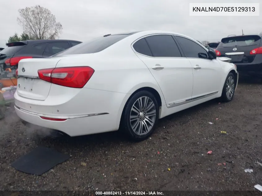 2014 Kia Cadenza Premium VIN: KNALN4D70E5129313 Lot: 40852413