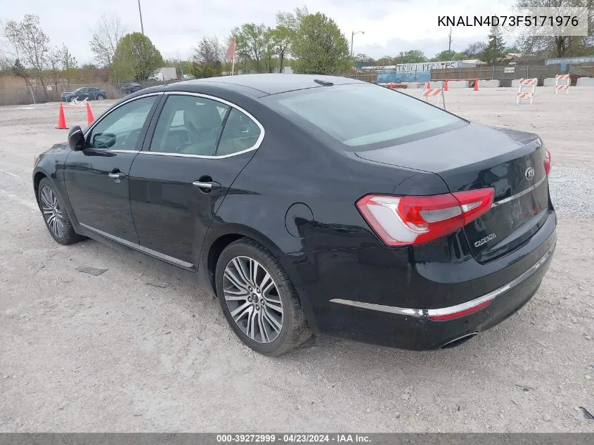 2015 Kia Cadenza Premium VIN: KNALN4D73F5171976 Lot: 39272999