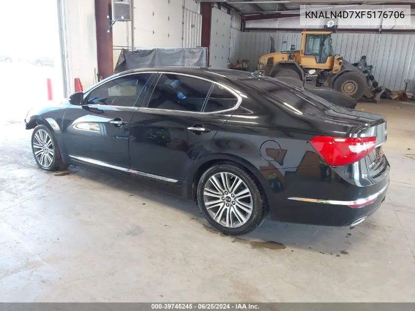 2015 Kia Cadenza Premium VIN: KNALN4D7XF5176706 Lot: 39745245