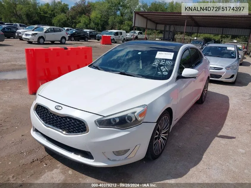 2015 Kia Cadenza Premium VIN: KNALN4D72F5174397 Lot: 40379212