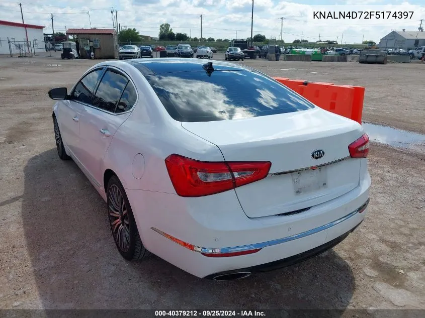 2015 Kia Cadenza Premium VIN: KNALN4D72F5174397 Lot: 40379212