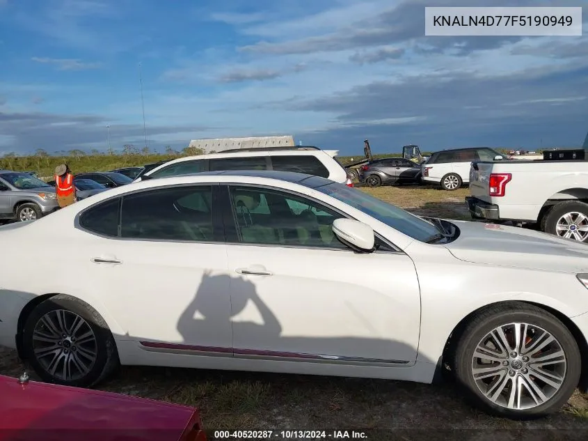 KNALN4D77F5190949 2015 Kia Cadenza Premium