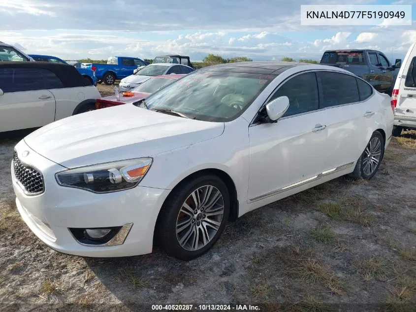 2015 Kia Cadenza Premium VIN: KNALN4D77F5190949 Lot: 40520287