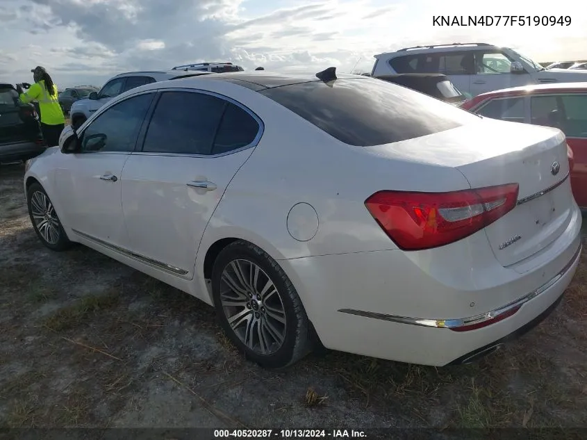 KNALN4D77F5190949 2015 Kia Cadenza Premium