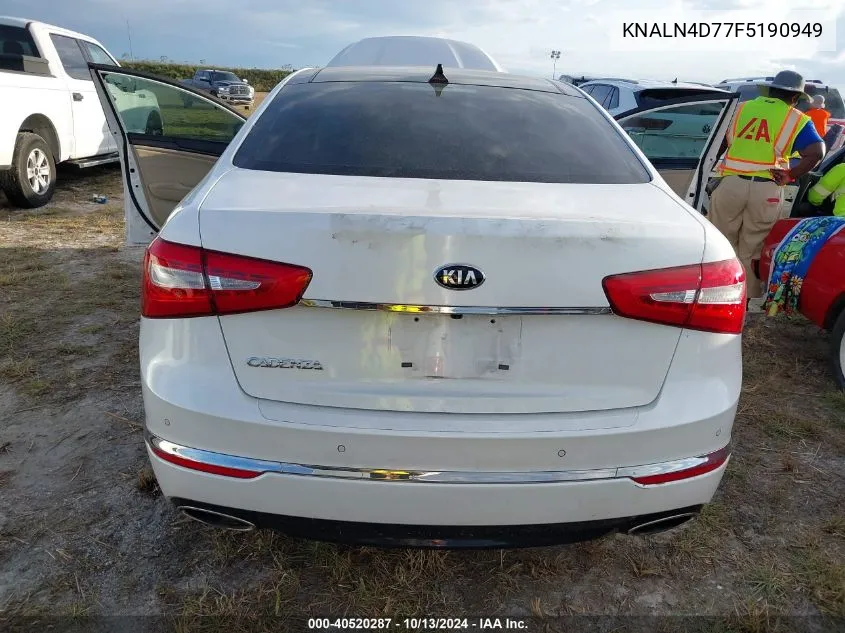 2015 Kia Cadenza Premium VIN: KNALN4D77F5190949 Lot: 40520287