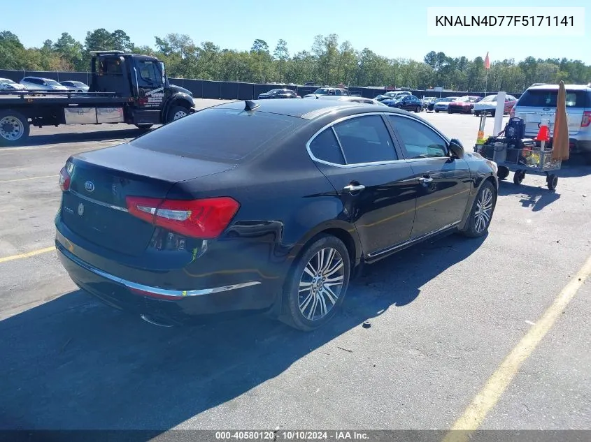 KNALN4D77F5171141 2015 Kia Cadenza Premium