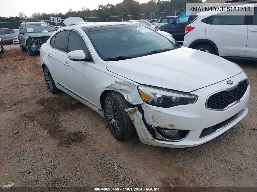 2015 Kia Cadenza Premium VIN: KNALN4D73F5181715 Lot: 40693458