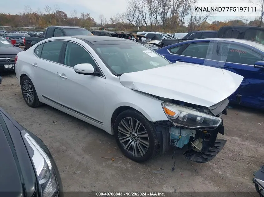 2015 Kia Cadenza Premium VIN: KNALN4D77F5197111 Lot: 40708843