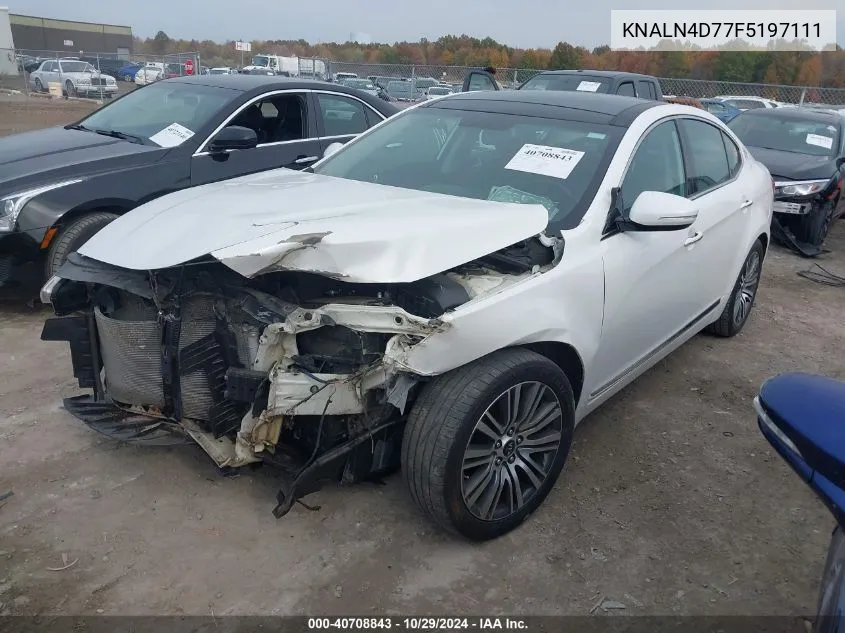 2015 Kia Cadenza Premium VIN: KNALN4D77F5197111 Lot: 40708843