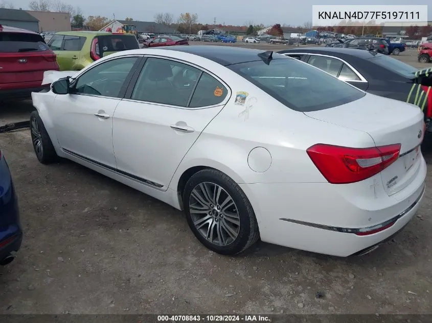 2015 Kia Cadenza Premium VIN: KNALN4D77F5197111 Lot: 40708843