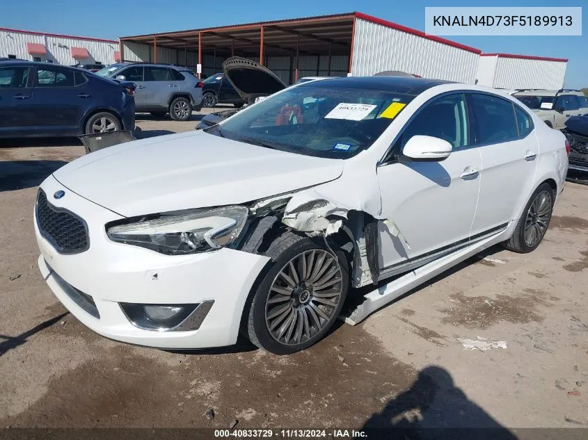 2015 Kia Cadenza Premium VIN: KNALN4D73F5189913 Lot: 40833729