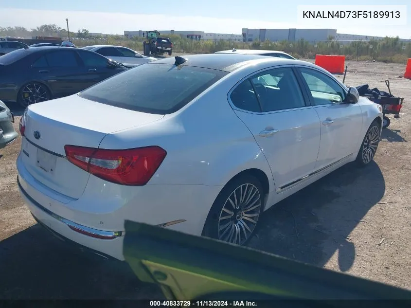 2015 Kia Cadenza Premium VIN: KNALN4D73F5189913 Lot: 40833729