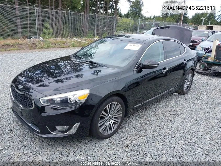 KNALN4D74G5221611 2016 Kia Cadenza Premium