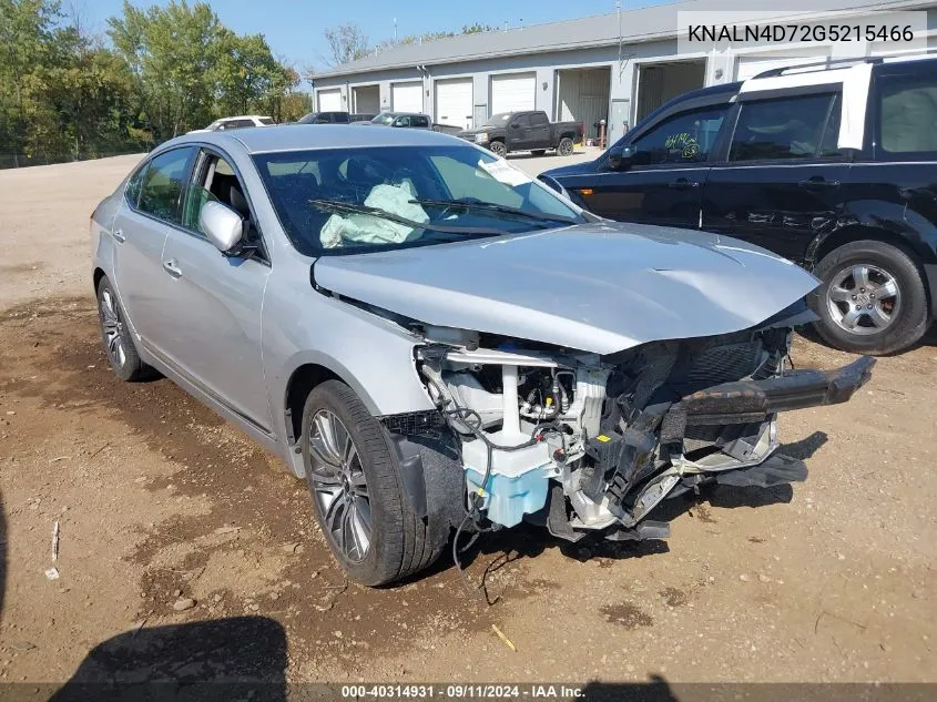 KNALN4D72G5215466 2016 Kia Cadenza