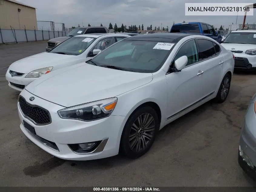 KNALN4D77G5218198 2016 Kia Cadenza Premium