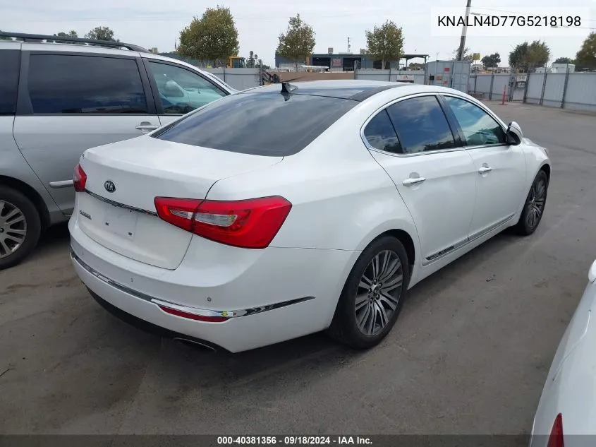 KNALN4D77G5218198 2016 Kia Cadenza Premium