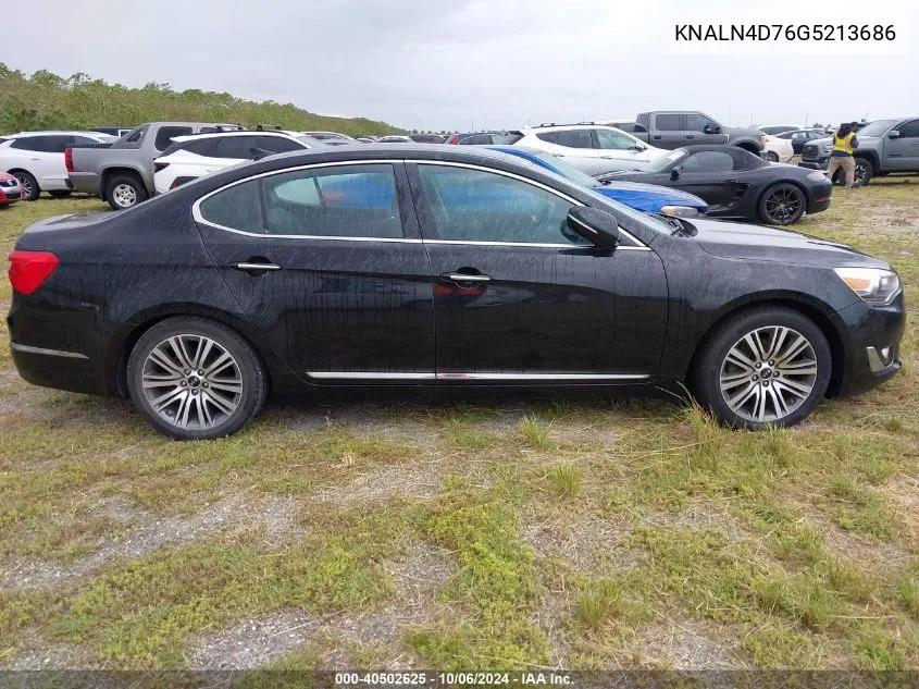 2016 Kia Cadenza Luxury VIN: KNALN4D76G5213686 Lot: 40502625