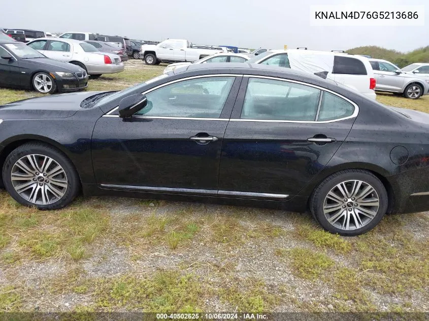 2016 Kia Cadenza Luxury VIN: KNALN4D76G5213686 Lot: 40502625