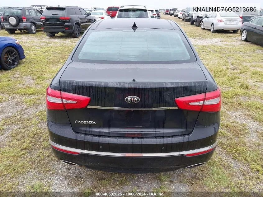 2016 Kia Cadenza Luxury VIN: KNALN4D76G5213686 Lot: 40502625