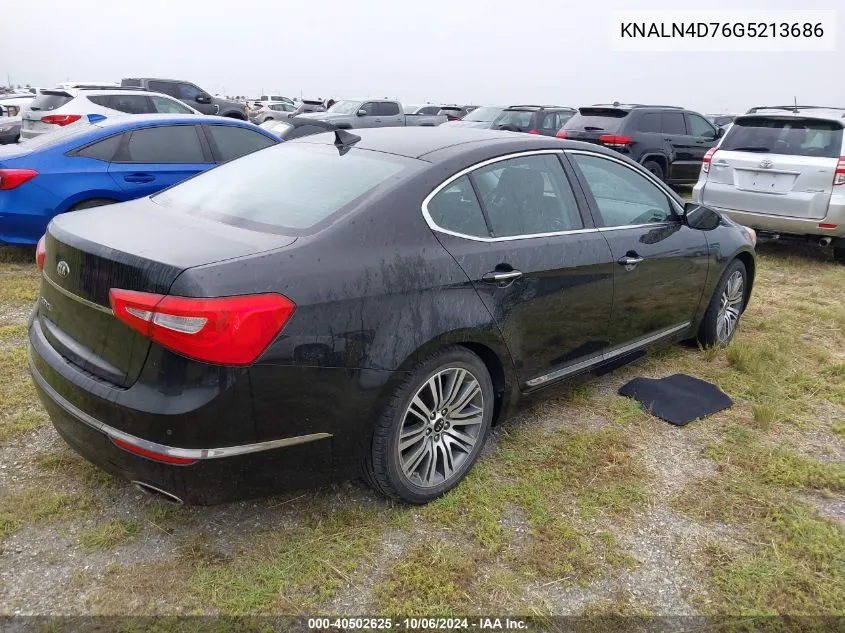 KNALN4D76G5213686 2016 Kia Cadenza Luxury