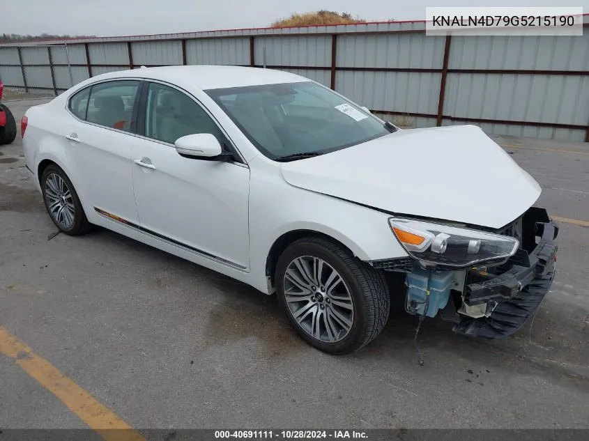 2016 Kia Cadenza VIN: KNALN4D79G5215190 Lot: 40691111