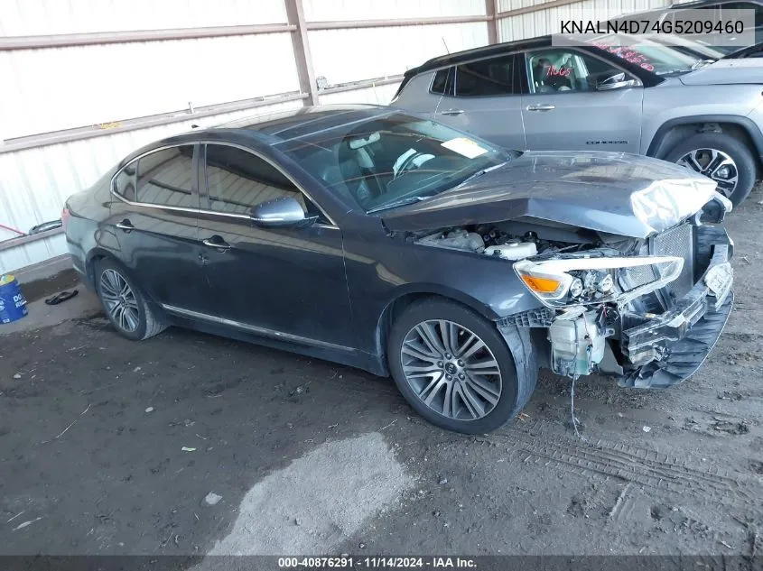 2016 Kia Cadenza Premium VIN: KNALN4D74G5209460 Lot: 40876291