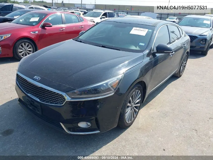 2017 Kia Cadenza Premium VIN: KNALC4J19H5077531 Lot: 40089093